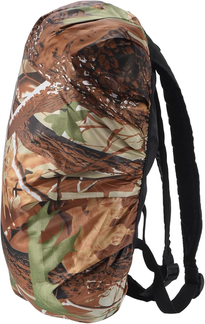 Backpack Rain Cover - Waterproof Lightweight Cover, Apply to Cycling/Hiking/Mountain Climbing (30-40L, M, Leaf Camo)