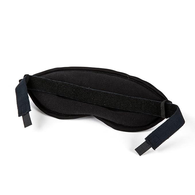 Dream Essentials® Natura Organic Cotton Sleep Mask (Midnight Black) Made in The USA