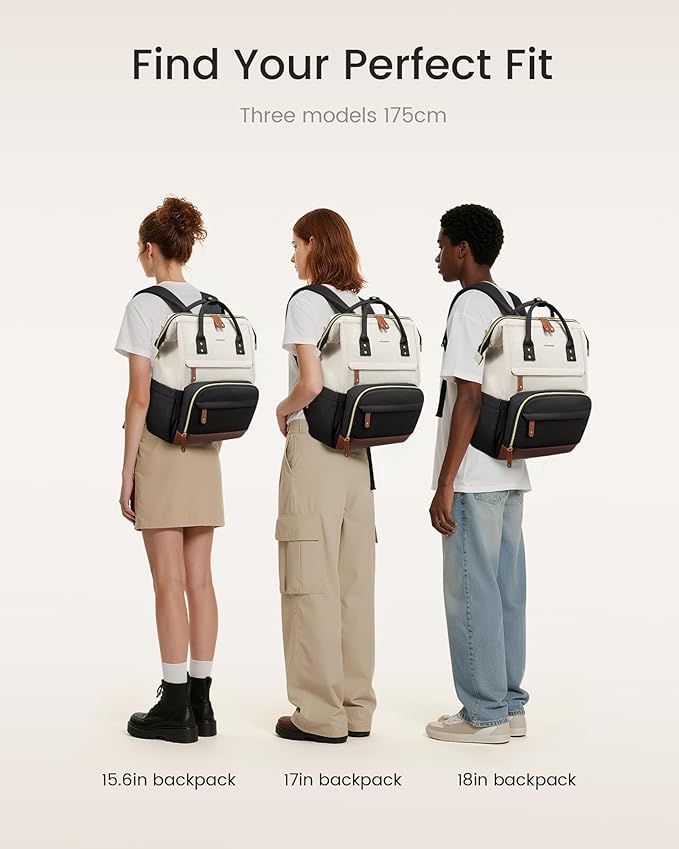 LOVEVOOK Laptop Backpack for Women, 15.6 Inch Work Business Backpacks Purse With Large Capacity, Waterproof Nurse Bag College Backpack, Waterproof Casual Daypack for Travel