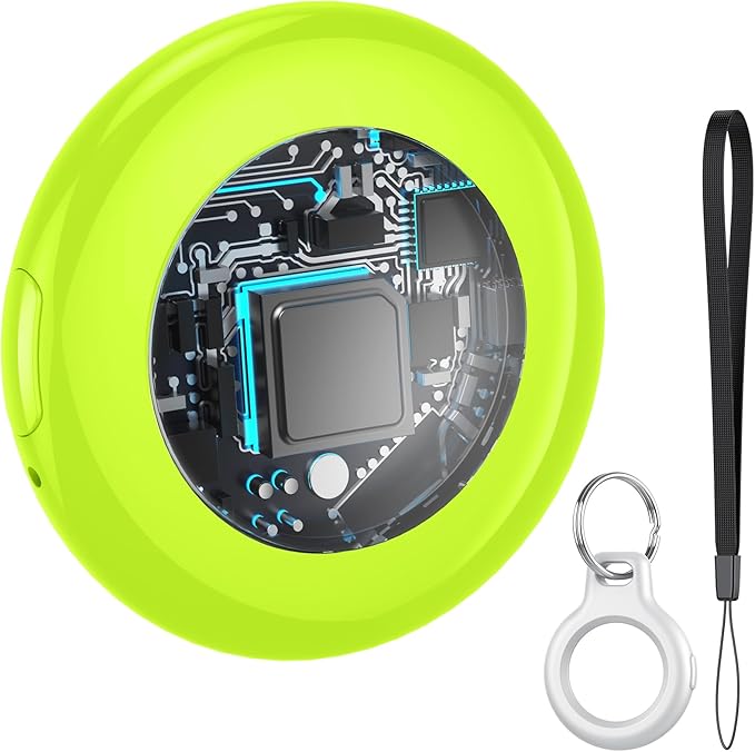 [Apple MFi Certified] (iOS Only) Smart Bluetooth Tracker Tag, Key Finder Light Green (1 Pack)