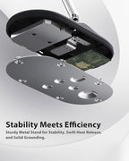 3-in-1 Wireless Charging Station for Apple Devices - Fast Charging Station for iPhone and Watch with MagSafe, Stable Charger Stand for iPhone 12-15 & iPhone 16 & iWatch & AirPods