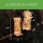 Inflame Fire Starters for Campfires, Grill, BBQ, Fireplace, Woodstove - Charcoal Starter - Waterproof, Weather-Resistant - Natural Wood Fireplace Starters - 24 pcs
