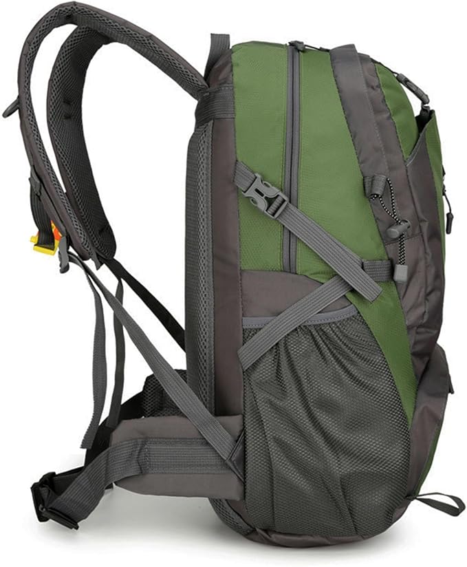 40L Hiking Backpack with Separate Shoe Compartment & Waist Support – Multi-Pocket Design, Emergency Whistle – Ideal for Camping, Trekking & Travel