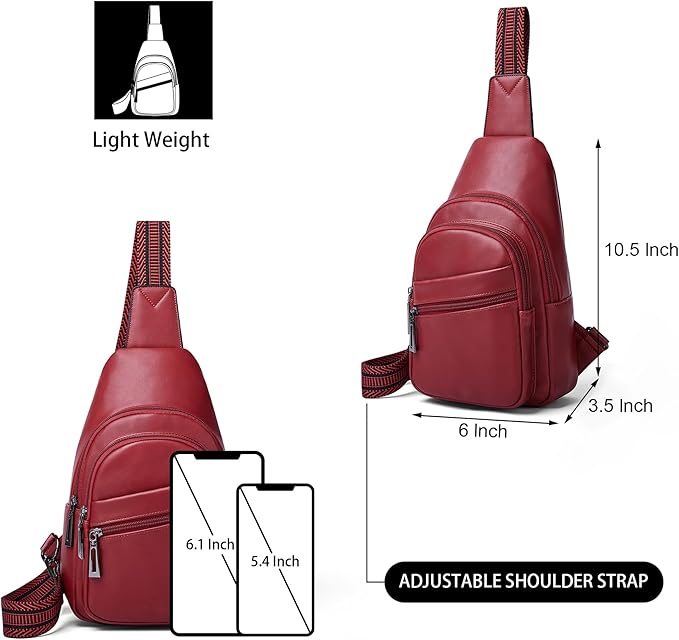 Sling Bag Crossbody Bags for Women Small Cross Body Bag Fanny Packs Chest Sling Purse for Daily Travel Leisure Sport