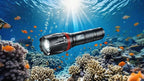 HAUSBELL LED Flashlight 2000 High Lumens, Bright Flash Light with Battery, Zoomable & Waterproof Tactical Flashlights for Home, Emergency, Hiking, Handheld Flashlight for Camping Essentials, 2 Pack