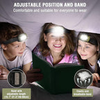 EverBrite Rechargeable Headlamp, LED Bright Motion Sensor Head Lamp Flashlight with 6 Modes, Adjustable Headlight for Adults with White Red Light, Water Resistant, Green, for Hiking, Running, Camping