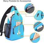 MOSISO Sling Backpack, Multipurpose Crossbody Shoulder Bag Travel Hiking Daypack
