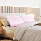 Memory Foam Pillows for Side, Back and Stomach Sleepers, Set of 2, Bed Pillow with Washable Cover and Breathable Mesh, Bed Pillow for Sleeping (Pink，Standard Size)