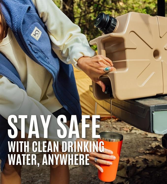 Lifesaver Jerrycan Water Purifier - Military Spec, Heavy Duty Water Purifier for Overlanding, Camping, Hiking, Emergency Preparedness and Survival Kit