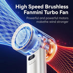 Portable Fan for Travel Mini: Pocket Small Handheld Hand Held Rechargeable Battery Operated USB Charger - Gifts for Women Teens - Summer to a Beach for a Cooling vacation