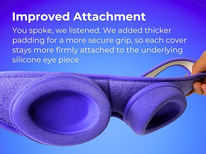 Hydrating Sleep Mask (2ND GEN) for Dry Eye - Optometrist Recommended for Dry Eye Relief, Protects from Dust and Drafts, Preserves Drops, Comfortable & Lightweight