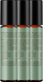 Natural Roll on Bug Repellent Stick - DEET Free Insect Repellent Stick for Kids & Adults for Ticks & Mosquitoes - Made with Citronella Rosemary & Lemongrass - Light Scent Vegan Cruelty Free (3 Pack)