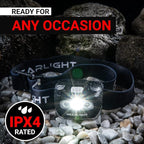 GearLight USB Rechargeable Headlamp Flashlight - S500 Running, Camping, and Outdoor LED Headlight Camping Headlamps - Head Lamp Light for Adults, Kids, Emergency Gear - Black - 2 Pack, Rechargeable