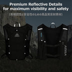 Azarxis Running Water Bottles Flask BPA Free Leakproof Hydration Vest Packs Waist Belt Replacement for Triathlon Marathon Hiking Cycling Climbing Runner