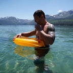 Owntop Manual Inflatable Belt Pack, Adults Swim Jacket with Blowpipe & Whistle, 24g CO2 Cylinder Included, Low Profile for Kayaking, Fishing, Paddle Sports