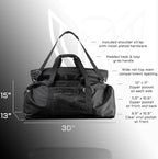 Xtreme Sight Line ~ Xecutive Transport Faraday Duffel Bag for Military Use ~ MOLLE System ~ Computer Towers and Other Large Electronics ~ Data Security for Executive Travel~ Tracking/Hacking Defense