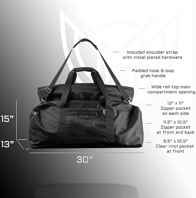 Xtreme Sight Line ~ Xecutive Transport Faraday Duffel Bag for Military Use ~ MOLLE System ~ Computer Towers and Other Large Electronics ~ Data Security for Executive Travel~ Tracking/Hacking Defense