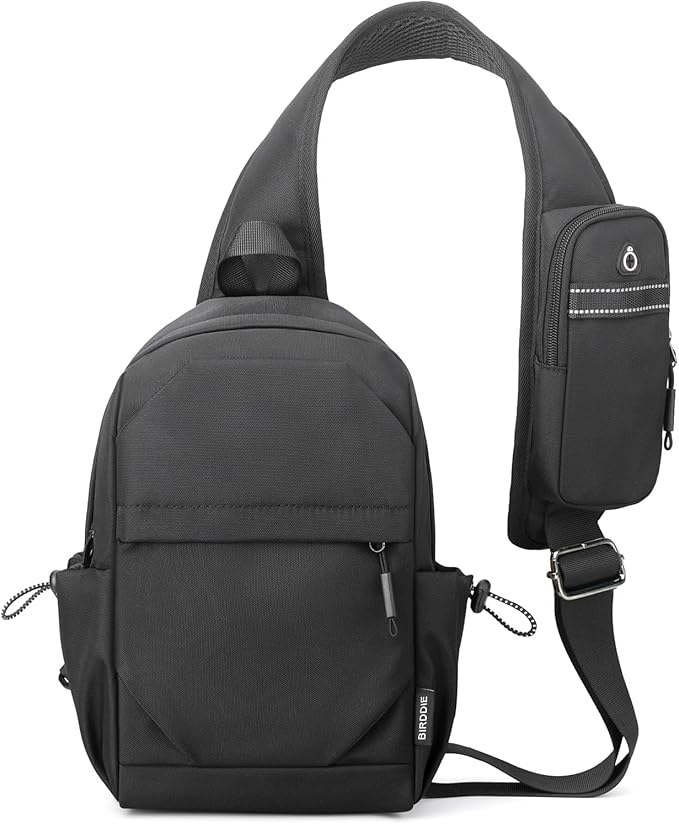 Crossbody Sling Bag Casual Shoulder Hiking Backpack with Convertible Shoulder Strap for Travel Hiking Shopping Leisure Sport