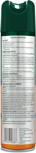 Repel Insect Repellent Sportsmen Max Formula 40% DEET, 6.5 Ounces, Long-Lasting Aerosol Insect Repellent Spray Repels Mosquitoes, Ticks, Gnats, Biting Flies, Chiggers and Fleas, 3 Pack