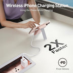 iWALK Qi2 Certified 15W Magnetic Wireless Power Bank, 10000mAh Portable Charger with Adjustable Stand & LED Display, Fast Charging for iPhone 16/15/14/13/12 Pro/Pro Max/Plus/Mini