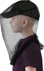 Premium Kids Mosquito Head Net for Insect, 2 Pack, Fly & Bug Protection | Ultra Large & Long, Extra Fine Holes for Camping, Hiking, Fishing, Safari, Fits All Hats for 5-12 yrs Children