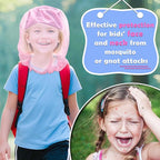 South to East Premium Girls Mosquito Head Net for Insect, 2 Pack, Fly & Bug Protection | Ultra Large & Long, Extra Fine Holes for Camping, Hiking, Fishing, Safari, Fits All Hats for 5-12 yrs, Pink