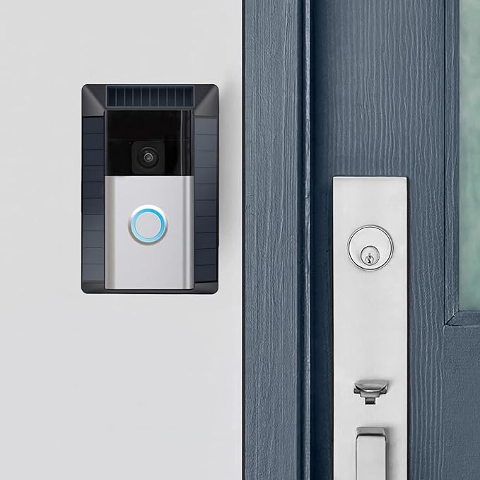 The Fansoun Ring Solar Charger Battery Doorbell Is Only Compatible With Battery Doorbells (USB-C Port) Waterproof Continuous Solar Panels And Is Not Suitable for Micro USB or Other Plug Type Doorbells