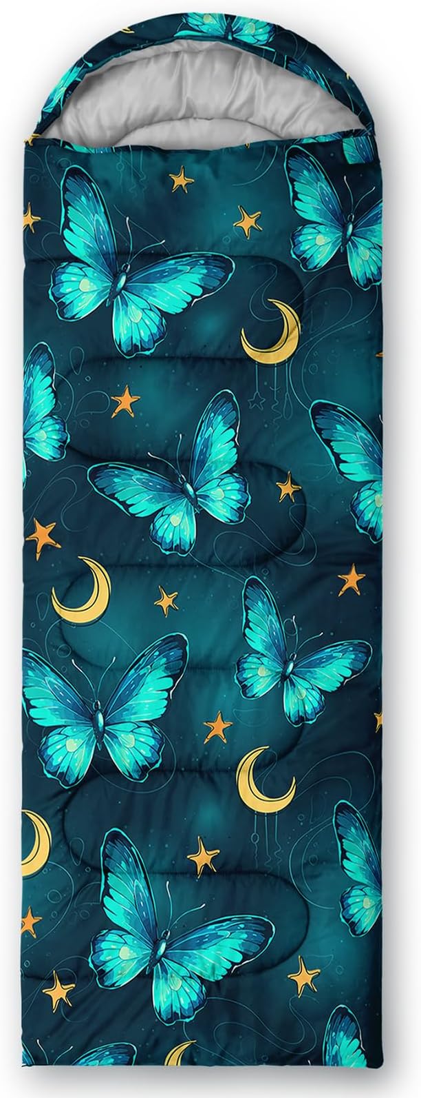 QOOMO Camping Sleeping Bags,3 Season Warm & Cool Weather,Lightweight,Waterproof Sleeping Bags for Adults & Kids,Traveling,and Outdoors,Camping Gear Equipment