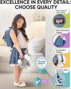 Mouse Backpack, Mouse Toys for Kids 3-5, Toddler Stuffed Animal Gifts for 2 3 4 5 Year Old Girl Boy