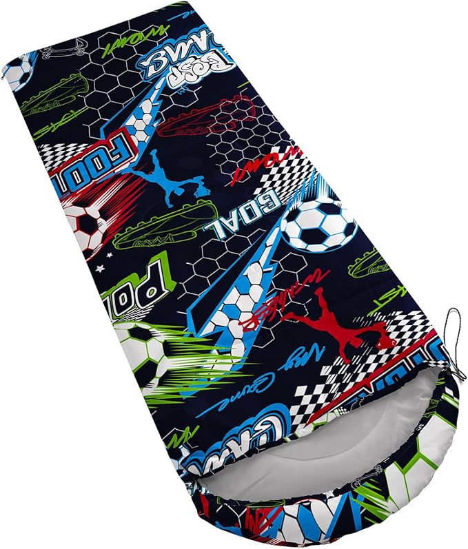 QOOMO Animals Camping Sleeping Bags,3 Season Warm & Cool Weather,Lightweight,Waterproof Sleeping Bags for Adults & Kids,Traveling,and Outdoors,Camping Gear Equipment