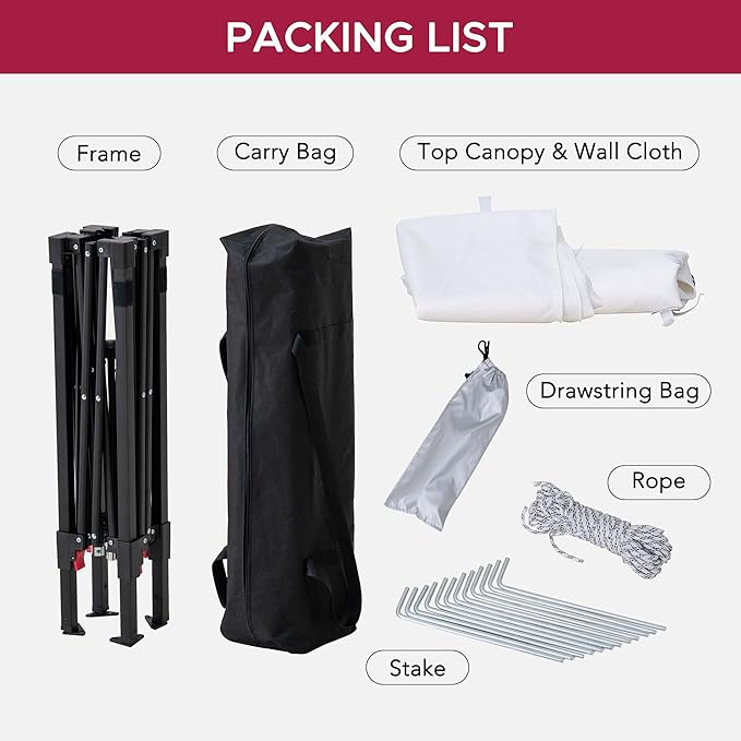 Sunjoy 4 x 4 Pop-Up Canopy Tent, Portable Instant Privacy Changing Tent, Toilet Stall with Sidewalls, Light Weight Sun Shelter with Carry Bag, for Camping and Beach, Navy