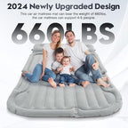 Shademax SUV Air Mattress Inflatable Car Air Mattress for Toyota 4runner RAV4, Jeep Wrangler, Ford Explorer Mattress Outdoor Travel Camping Car Bed with Built-in Pillow for SUV Trunk & Back Seat