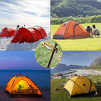 Heavy Duty Steel Tent Stakes - Tarp Pegs Camping Stakes for Outdoor Camping Canopy and tarp, 12 inch 8/10/12PC Pack