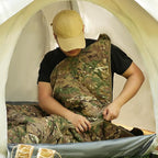 LOOGU Camo Blanket Waterproof Insulation Poncho Liner for Outdoor Camping, Hiking, Hunting, Survival, Backpacking, Picnicking