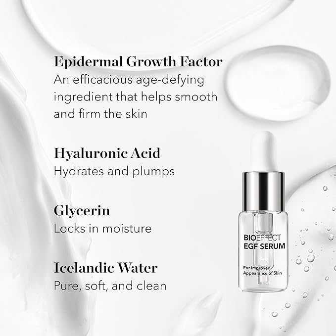 BIOEFFECT On-the-Go EGF Skincare Set | Age-Defying TRAVEL KIT with Growth Factor Serum, Hydrating Cream, Essence Toner, Micellar Cleanser & Volcanic Exfoliator