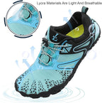 L-RUN Barefoot Water Shoes Women Mens Aqua Sock Athletic Hiking Water Sports Shoes for Swim Beach Pool Sand Diving Walking