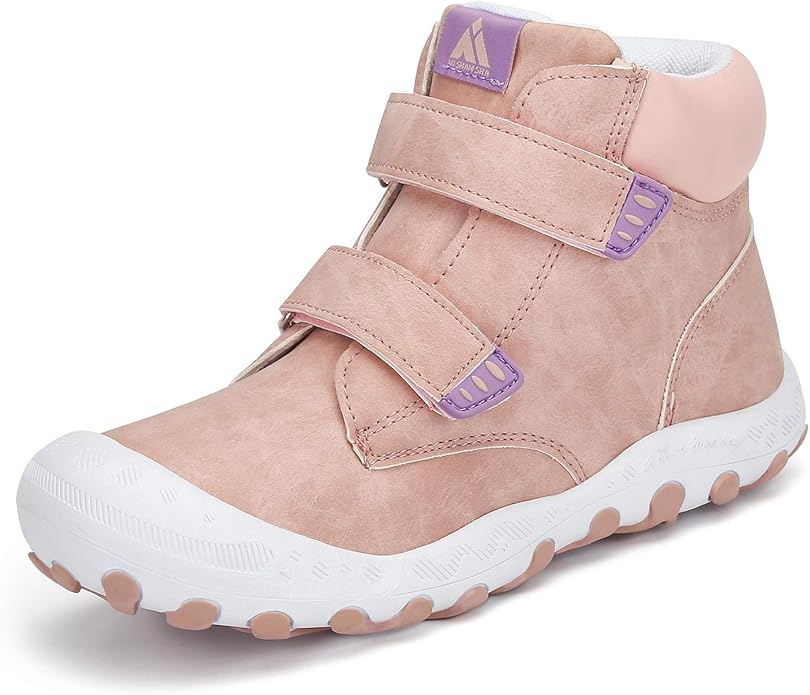 Mishansha Kids Hiking Boots Toddler Girls Boys Hiking Shoes Water-Resistant Anti-Collision Non-Slip Athletic Outdoor Trekking Boots