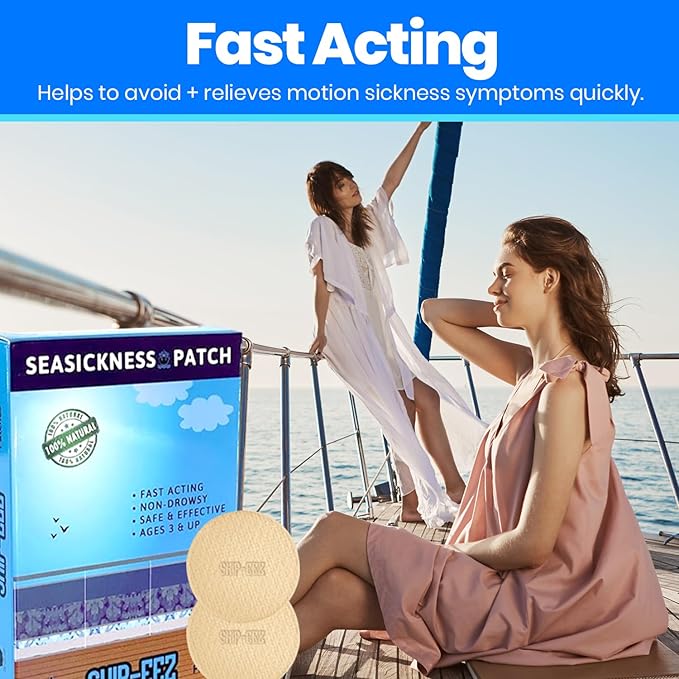 Ship-EEZ Sea Sickness Patch for Cruisers