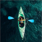 SUP Paddle – 4-Piece Adjustable Kayak Oar, Detachable Aluminum Alloy Paddle Board Paddles, Floating Carbon Fiber Textured Blade, Lightweight & Durable with Stretchable Leash