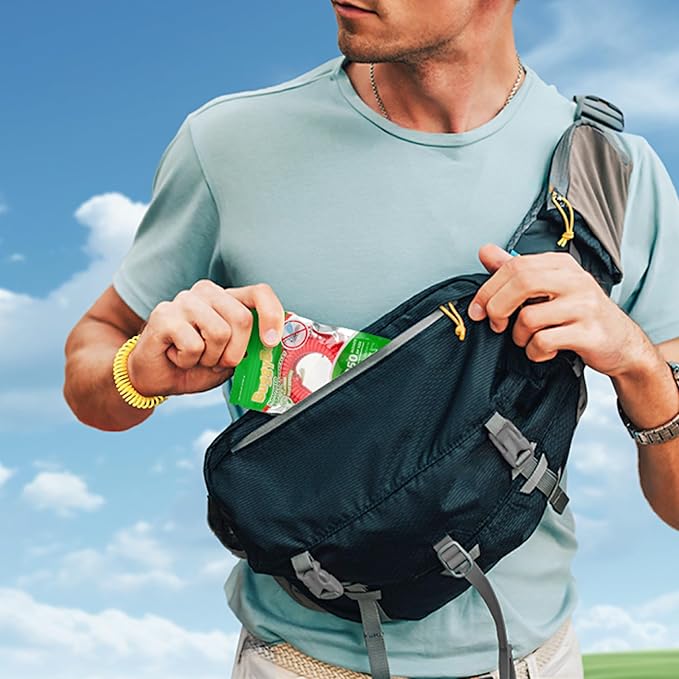 24 Pack Mosquito Repellent Bracelets, Individually Wrapped Repellent Wristbands, DEET Free, Natural and Waterproof Band