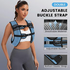 Weighted Vest Woman - Womens Weight Vest for Walking, Strength Training Weight Vests for women, Reflective Stripe Fitness Vest for Workout Running Jogging
