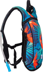 Vibe Festival Gear Hydration Pack Backpack with 2L Water Bladder for Women, Men, Teens, Kids - Hydropack Hydro Sports, Outdoor, Running, Camping, Hiking, Festivals, Raves