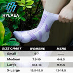 Hylaea Quarter Athletic Running Socks No Blister, Cushion Moisture Wicking Socks for Cycling Sport
