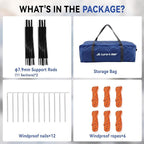 1/2/3/4 Person Tents Waterproof&Windproof Family Tents Camping-Tent,Lightweight Portable Pop Up Tent for Camping,Hiking,Mountaineering or Beach Easy to Set Up Adventures Carry Bag