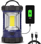 Camping Lantern, 3200LM LED Lanterns for Power Outages, 4600mAh Phone Charger & Rechargeable Lantern, 5 Light Modes Camping Lights & Lanterns for Hurricane/Emergency, CT CAPETRONIX Camping Accessories