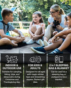 Sportneer Sleeping Bag, 3 Seasons Warm Cold Weather Sleeping Bags for Adults Kids Boys Girls with Compression Sack- Lightweight Camping Essentials Gear Accessories, Backpacking, Hiking