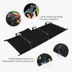 ONETIGRIS SUPRAGRIS Camping Cot, Support Up to 400lbs, Lightweight Comfortable Folding Bed for Camping, Hiking, Backpacking, Travel, Car Trips, Office Nap (Black)
