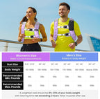 Fragraim Weighted Vest for Women Men - 8lb/10lb/12lb/16lb/22lb/25lb/30lb Weight Vest with Reflective Stripe, Detachable Phone Pouch, Ideal for Walking, Strength Training, Running, Workout, Cardio