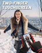 RIGWARL Thick Gloves for Men Women，Touch Screen Gloves ，Autumn and Winter Outdoor Sports Cycling Gloves for Ski Hiking Running