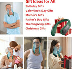 Portable Neck Fan,Personal Wearable Bladeless Fan,LED Display,4-Speeds,6000mAh USB Rechargeable,360° Strong Cooling Wind,Hands Free,Long Lasting,Birthday Gifts for Men Women Dad Mom (Dark green)